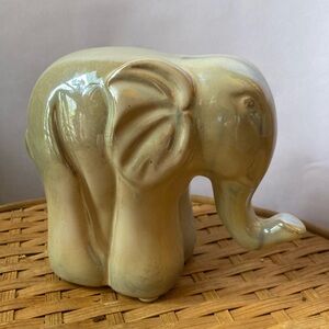 Cream Elephant Figurine